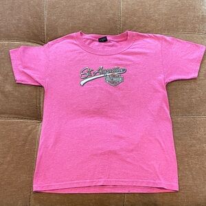 Harley-Davidson Pink Kids St. Augustine Graphic Tee